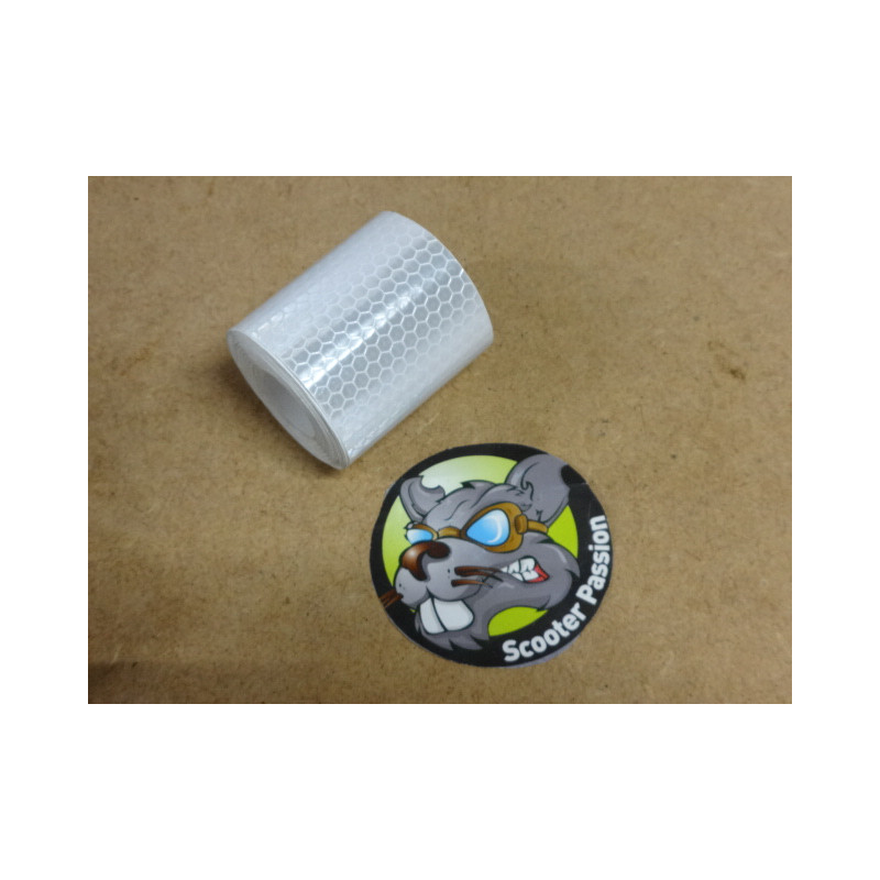 autocollant réflechissant blanc trottinette électrique à vendre belgique france