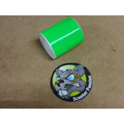 autocollant réfléchissant fluo trottinette
