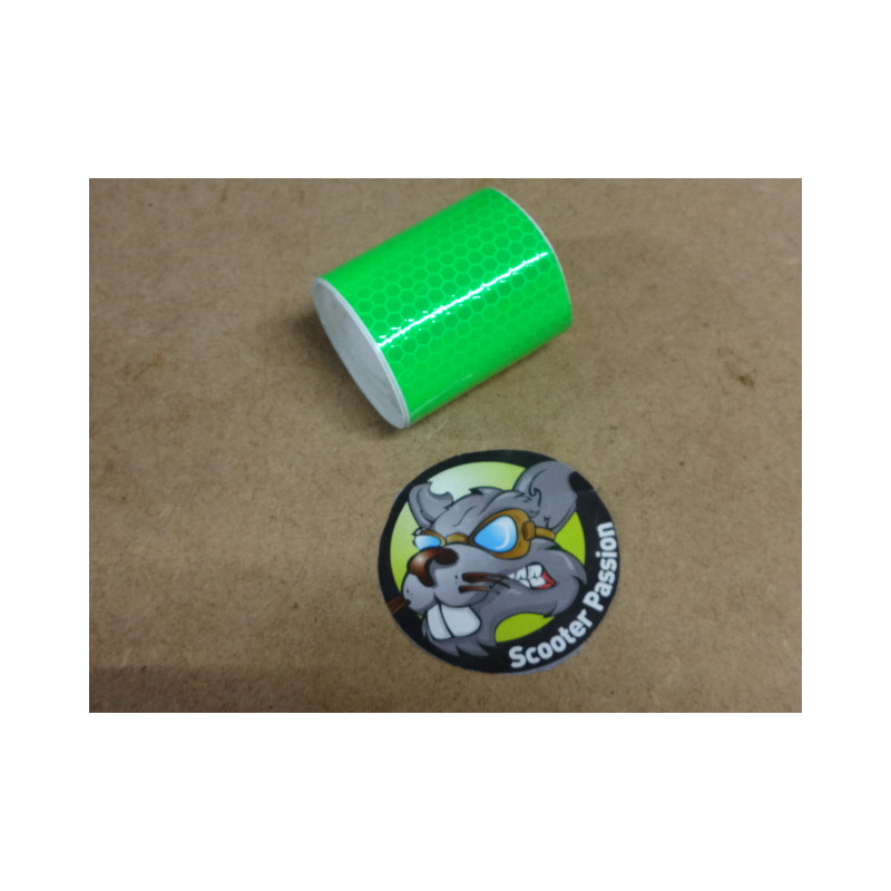 autocollant réfléchissant fluo trottinette