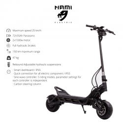 specifications nami viper scooter trottinette