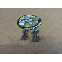 Kit de 2 vis axes leviers frein et embrayage Lambretta B, C, LC, E, F, D à vendre en belgique