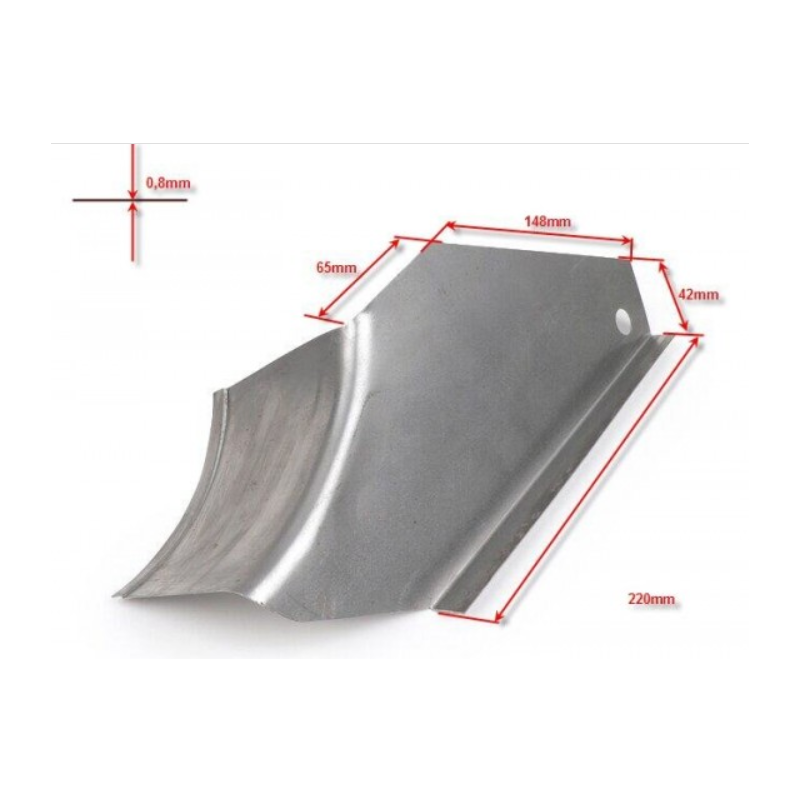 Herstelling stuk frame Vespa - LINKS