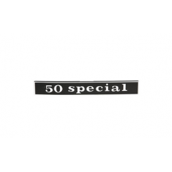 "Vespa 50 Speicial" achteraan embleem voor Vespa 50 Special V5B1T 38640 tot V5B3T