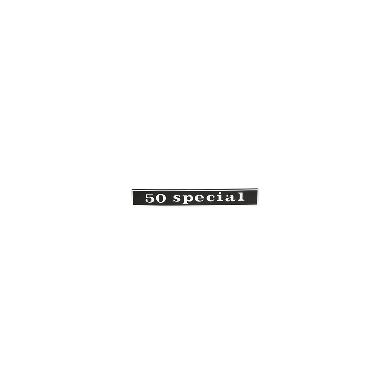 "Vespa 50 Speicial" achteraan embleem voor Vespa 50 Special V5B1T 38640 tot V5B3T