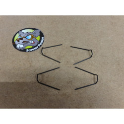 Set clips montage chrome rand op reflektor voorlicht