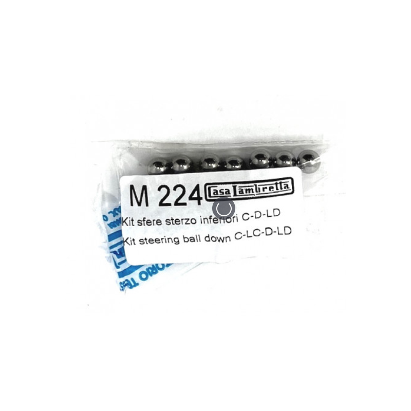 Rollers lager set voorvork Lambretta C, LC, D, LD