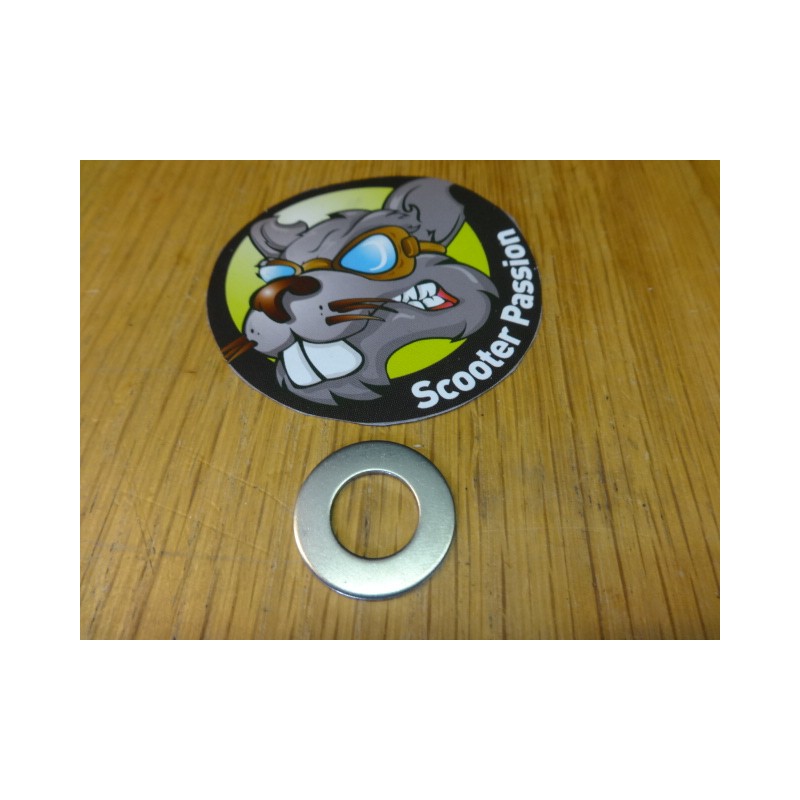Rondelle inox d'ajustage pour axe de roue avant Lambretta C, LC, D, LD, E, F, Serie 1, 2, 3, GP/DL et Junior