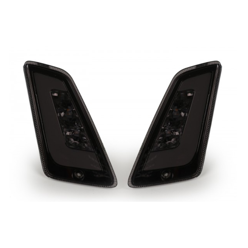 clignotant vespa gts gtv noir fumé led
