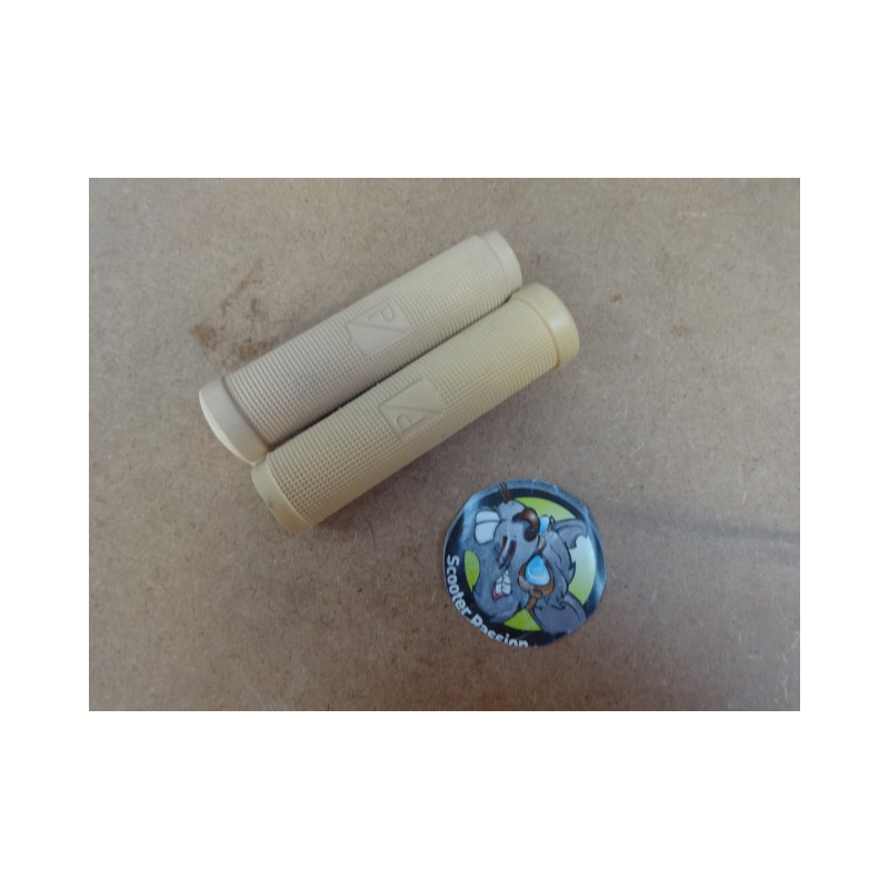 Poignées PIAGGIO BEIGE 24mm sans collerette pour Vespa Faro Basso et ACMA