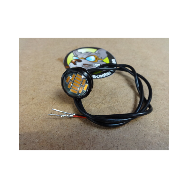 Achternood led ORANJE led elektrische step Minimotors Bluetran Lightning