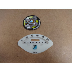 face compteur PIAGGIO 100km/H piaggio veglia