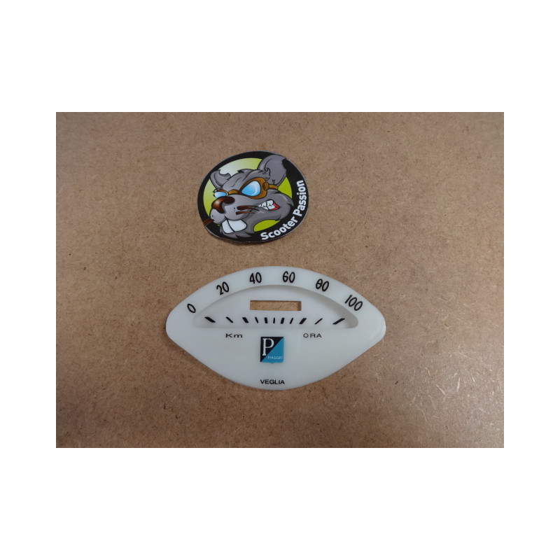 face compteur PIAGGIO 100km/H piaggio veglia