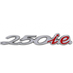 Insigne "250 i.e." boite à gant  pour Vespa GTS 250ccm