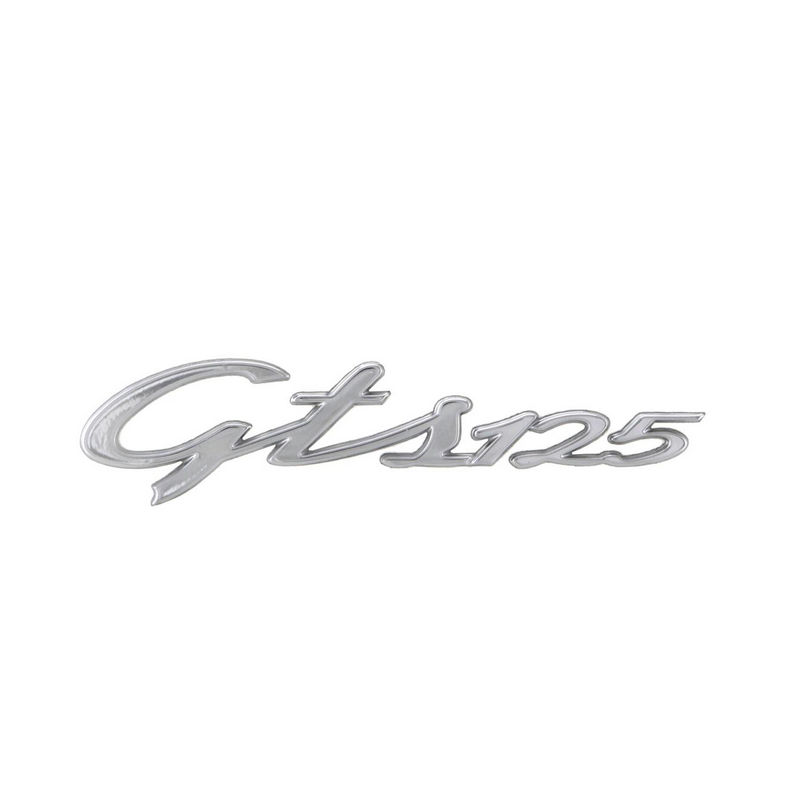 GTS 125" rechter spatbord badge  voor Vespa GTS 125ccm