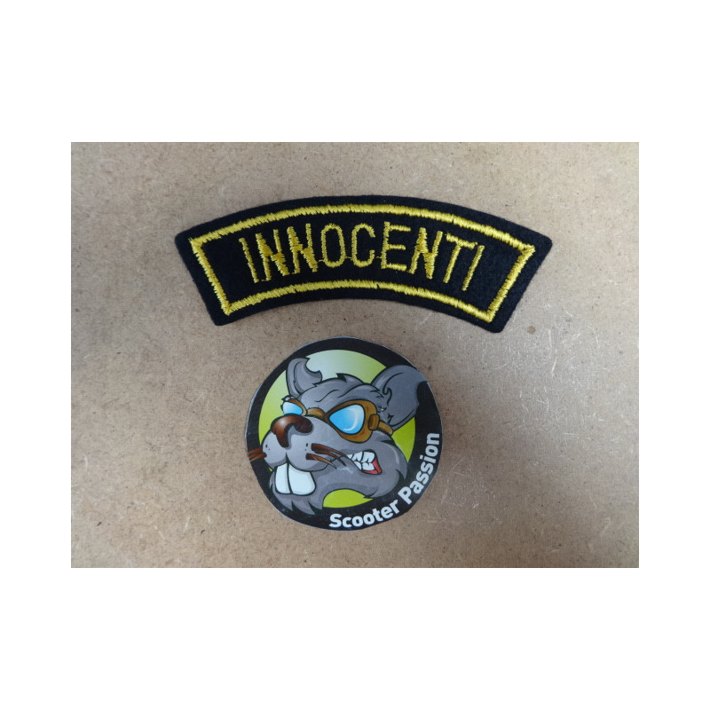 Broderie épaule Lambretta Gold