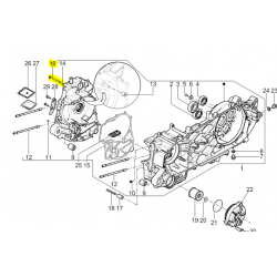 Schroef voor ontstekingcarterhelf voor Vespa