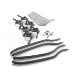 Set vloerrails Lambretta LI TV SX  Serie 3 vloerplaat Lambretta Li Serie 1 en 2 en TV 175 Serie 2