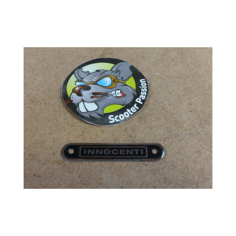 Plaquette de selle INNOCENTI pour Lambretta