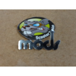 Embleem beenschield "Mods" voor Lambretta LI, TV, SX, GP/DL