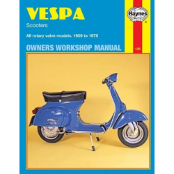 Manuel technique "Owners Workshop Manual" Haynes Vespa scooters all rotary valve models - 1959 à 1978
