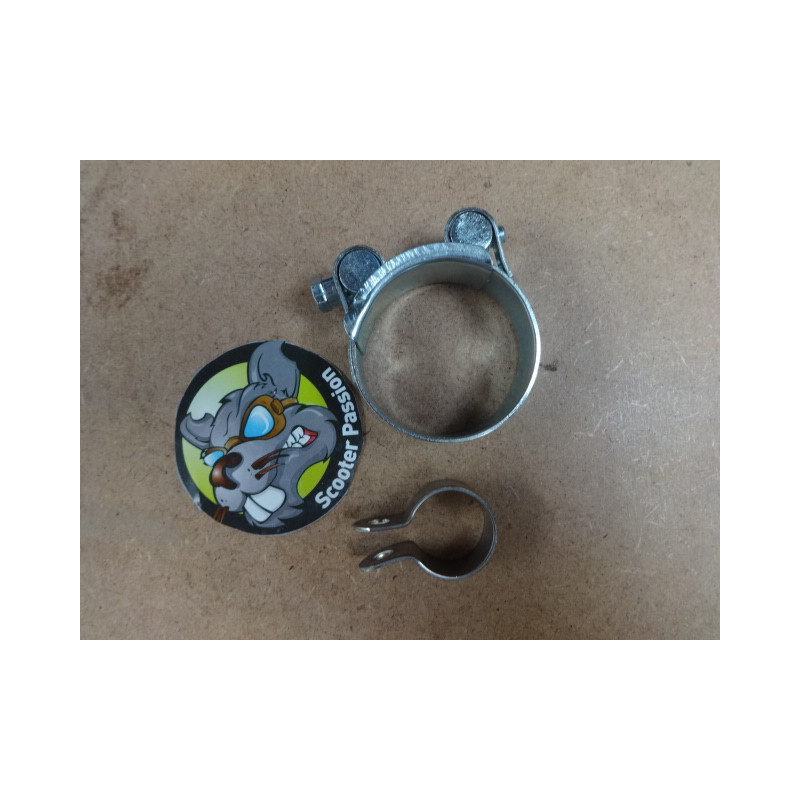 Set montage bevestiging uitlaat echappement clubman Lambretta série 1,2,3 GP/DL bij scooter passion in belgië