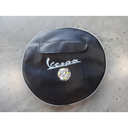 Vespa reservewiel cover Vespa 8"  ZWART