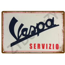 Metalen wandbord  "VESPA" -...