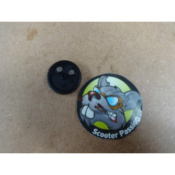Roulette noire version plastique pour gâchette SPINY  chez scooter passion en belgique et en france