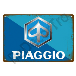 Plaque émaillée Vespa...