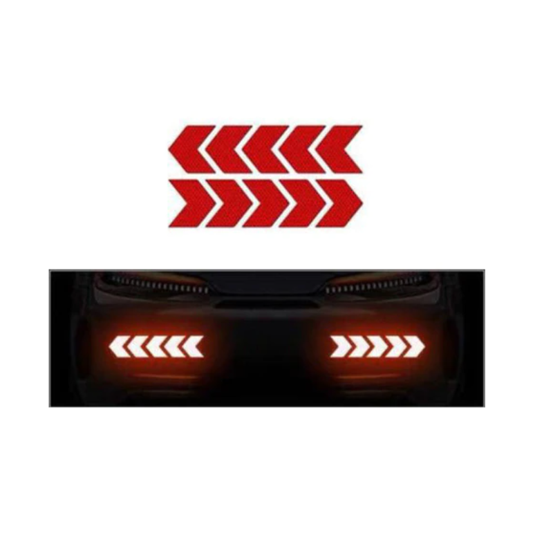 autocollant réfléchissant rouge