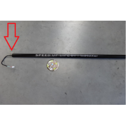 Cache avec éclairage LED pour DECK MINIWALKER Tiger 10 PRO - Prise à GAUCHE