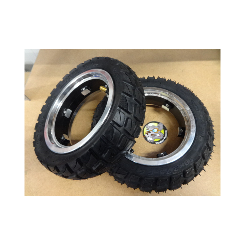 Kit Roue complète tubeless pour trottinette électrique Tiger 10 - OFF-ROAD