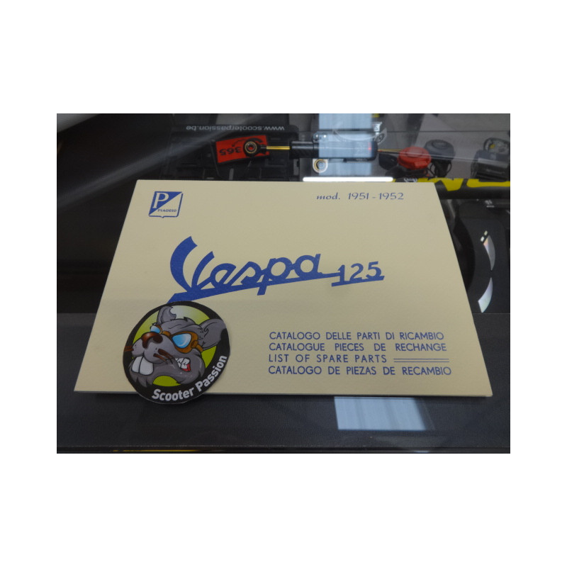 catalogue illustré pièces détachées Vespa faro basso V30 V31 V32 V33