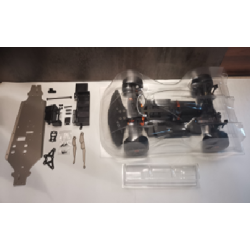 voiture snrc GT 1/8 S86E PRO chassis aluminium et carbone carrosserie