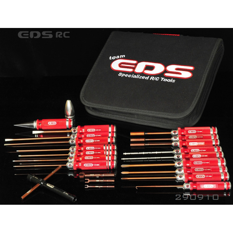 Kit outillage 21 pièces SPECIAL RC CAR - EDS