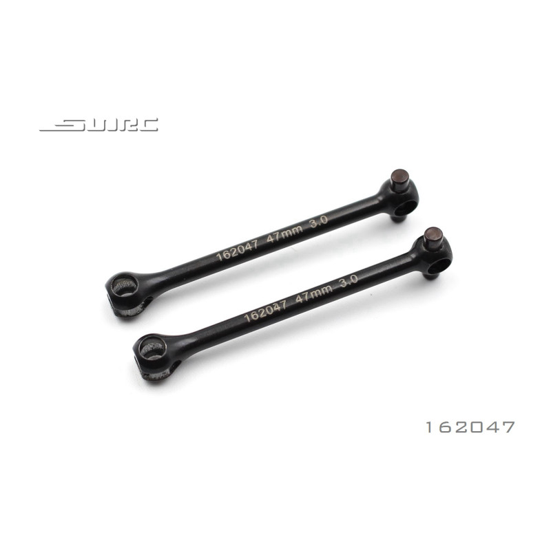 Kit 2 axes cardan CVD DRIVE SHAFT- 47mm PIN 3.0mm voiture SNRC 1/10