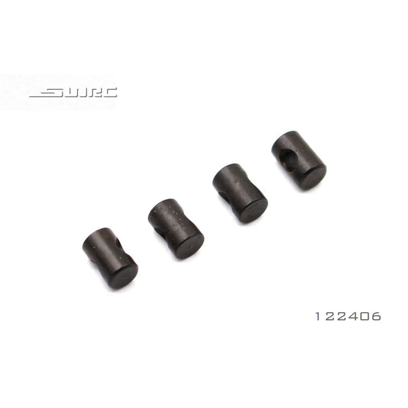 4 barillets jonction cardan transmission voiture rc SNRC 1/10