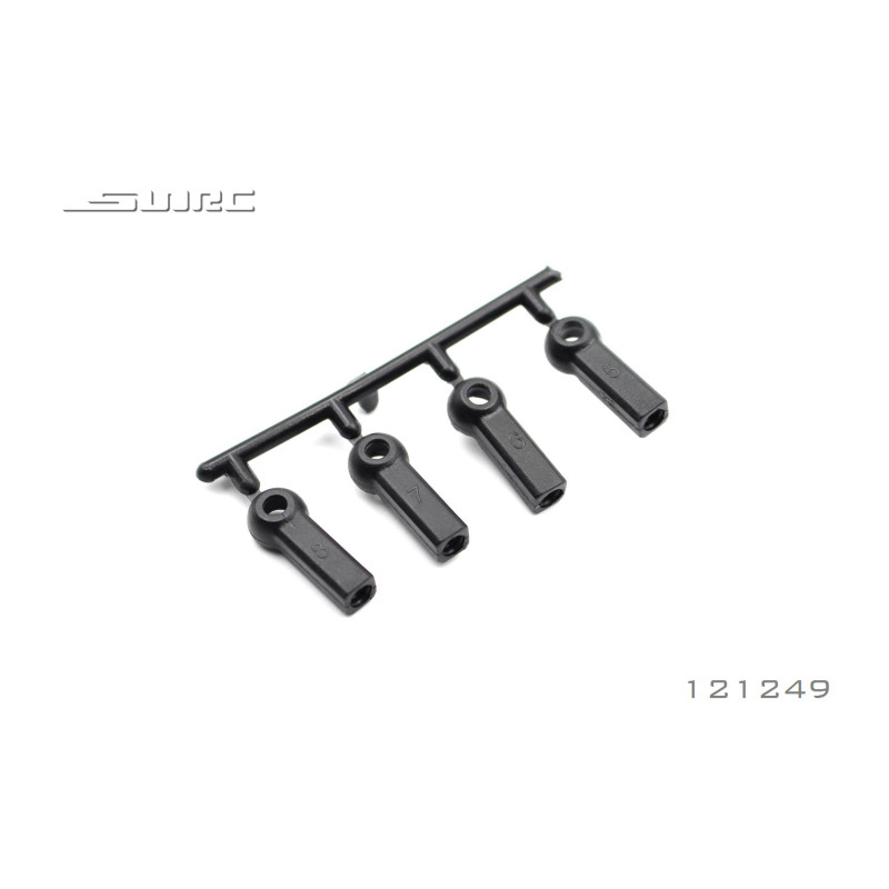 4 chapes de barre de carrossage voiture SNRC 1/10 R3