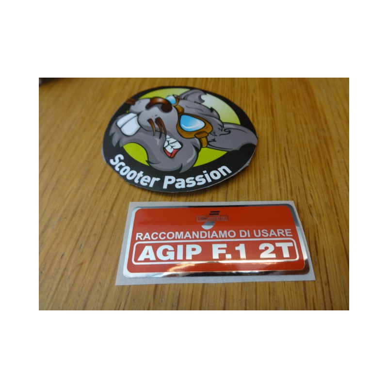 autocollant agip réservoir lambretta li tv sx gp dl
