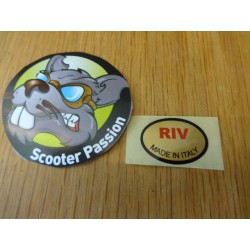 sticker riv shockdemper lambretta D LD LI TV SX