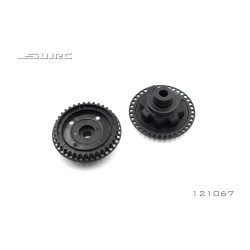 Couronne de transmission  différentiel arrière voiture RC SNRC R3 1/10