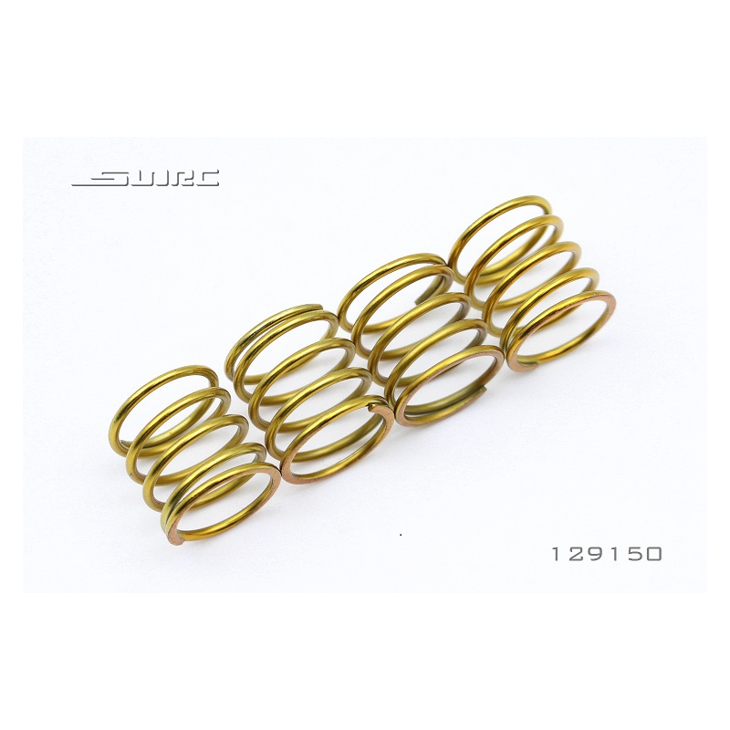 Kit 4 ressorts amortisseur 1.4x17x5.5 - voiture RC SNRC 1/10 - 3KG