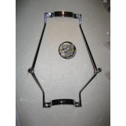 Reservewielhouder CHROME binnen beenschield Lambretta Serie 1, Serie 2