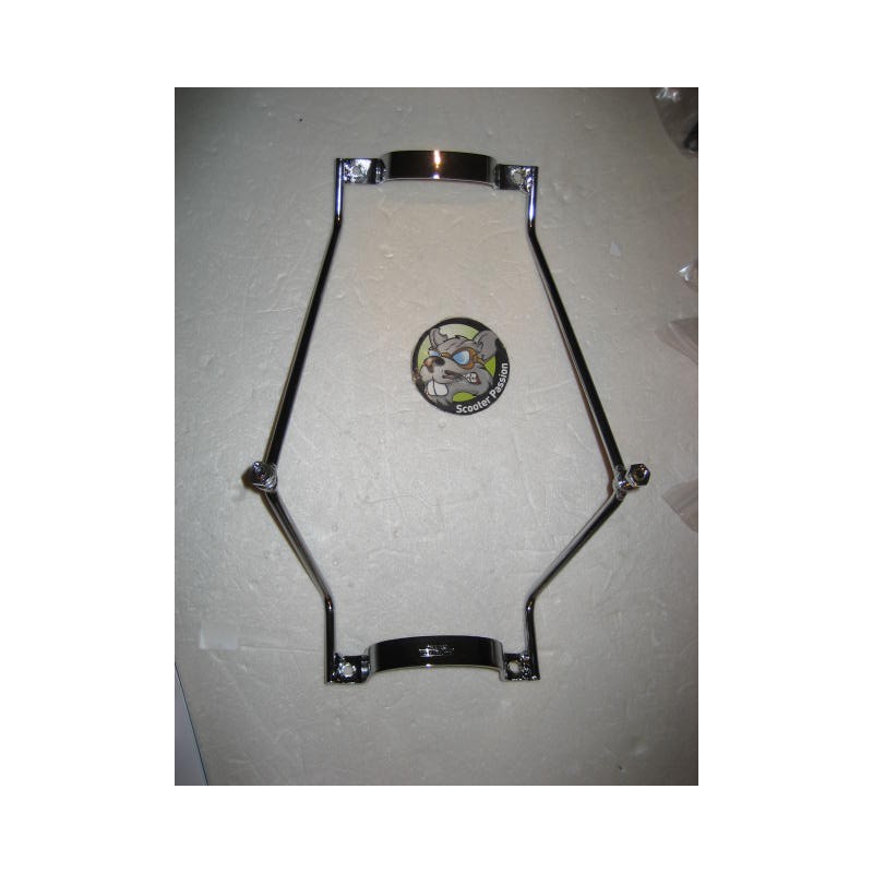 Reservewielhouder CHROME binnen beenschield Lambretta Serie 1, Serie 2