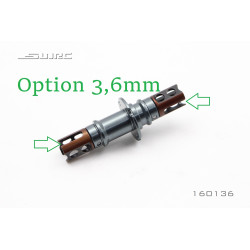 copy of Kit axle + 2 front solid axle spool frontdrive SPRING STEEL  RC auto SNRC R3 PRO V2 - GRIJS - OPTIE/UPGRADE