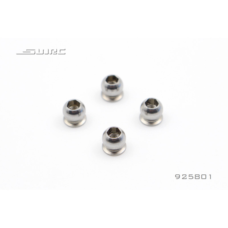 Set 4 ball-end bevestiging shockdempers RC auto SNRC R3