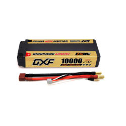 LiPo accu Batterij - 2S 10000mAh 7.6V 150C GOLDEN-NGP - Hard Case  - Plug 5mm