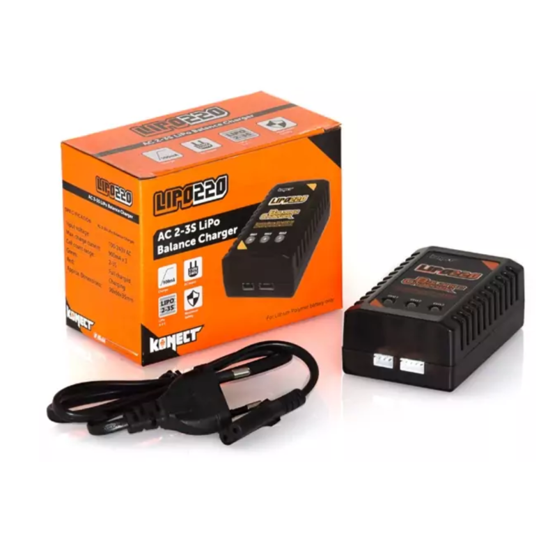 oplader easy way lipo batterij modelbouw 2s 3s lipo