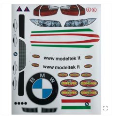 Autocollants carrosserie BMW TKT/TRT voiture rc 1/5 Genius XR4