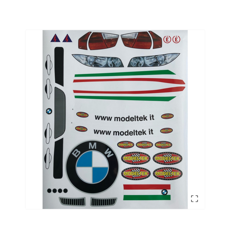 Autocollants carrosserie BMW TKT/TRT voiture rc 1/5 Genius XR4